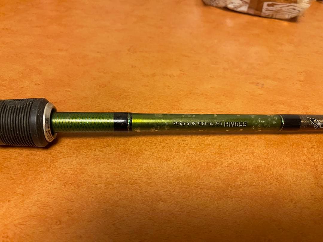 バスロッド グラファイト製 オレンジグリップ