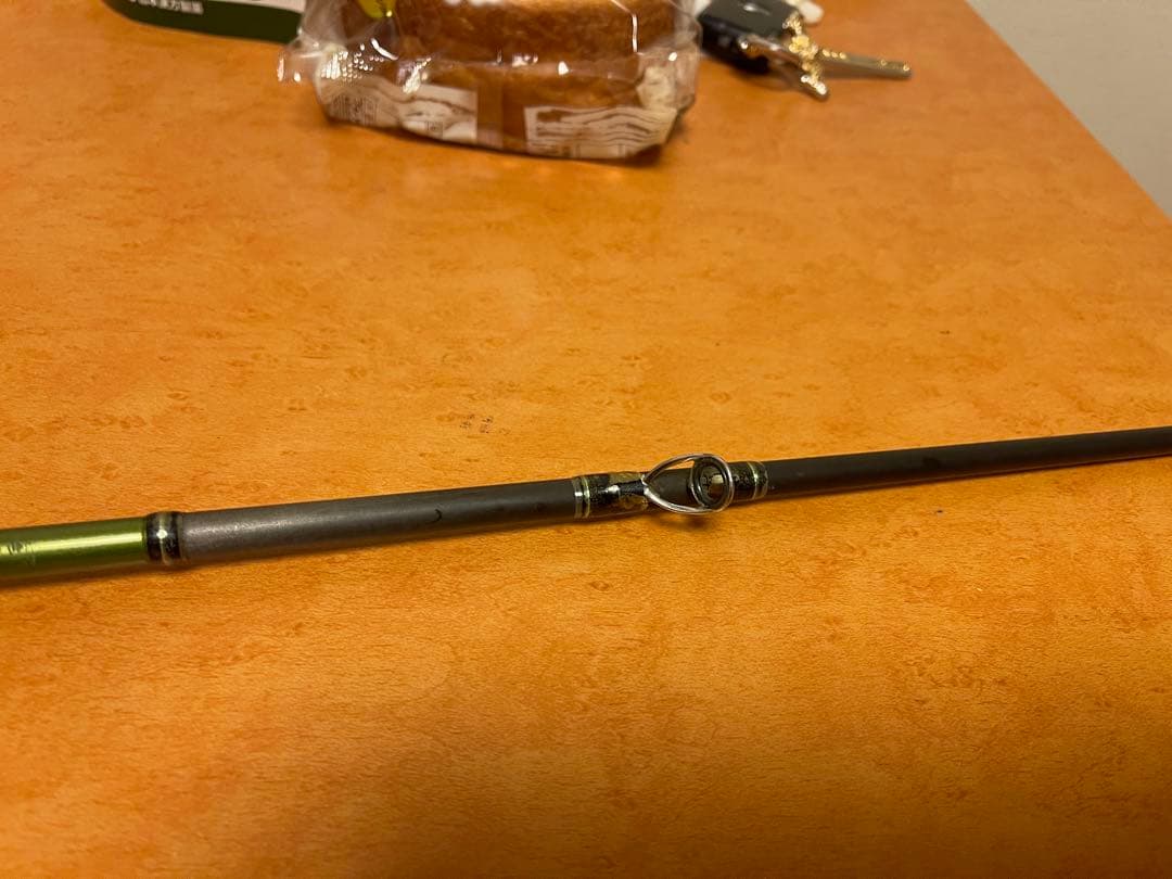 バスロッド グラファイト製 オレンジグリップ