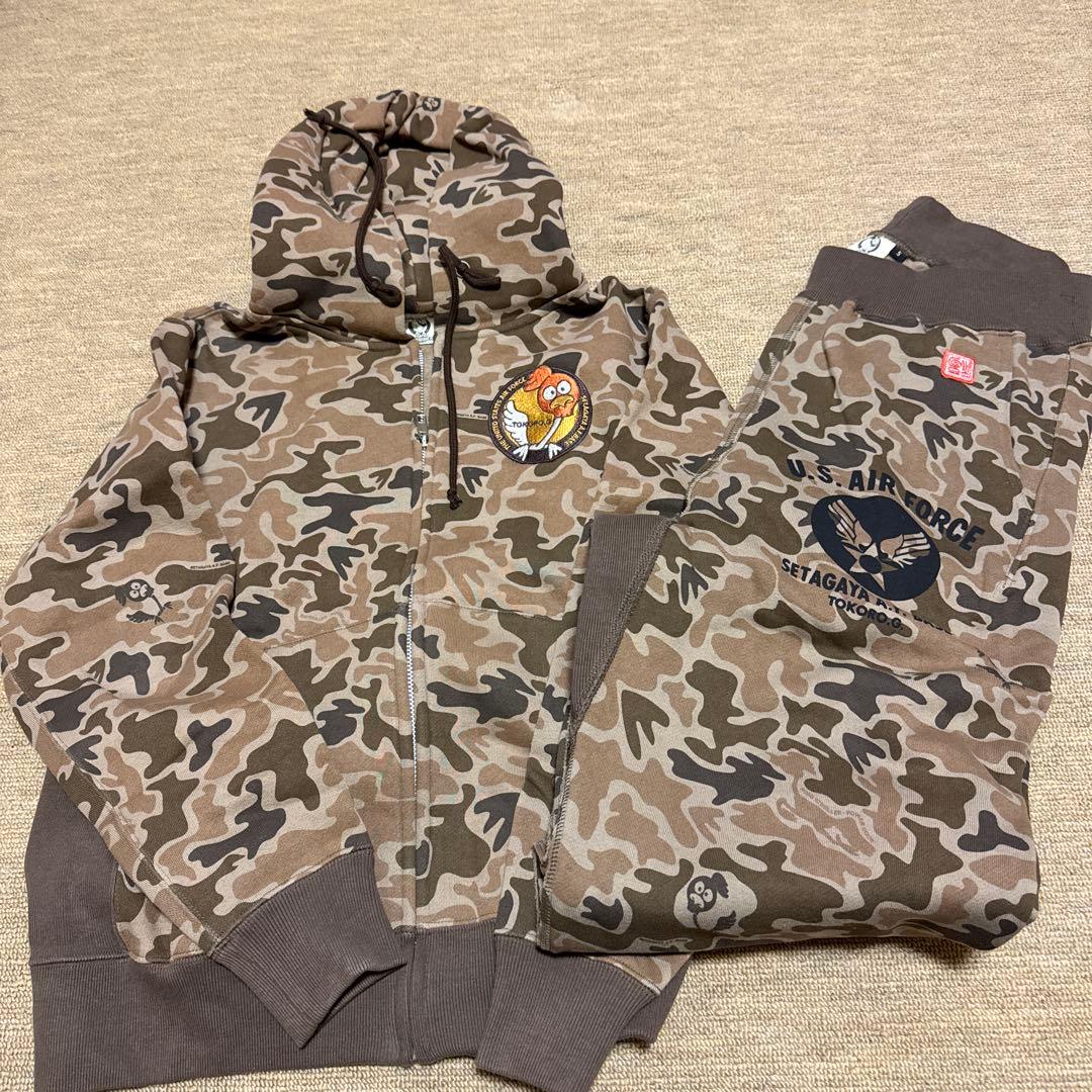 世田谷ベース 正式装備品 正規品 ロードストローラー スウェットパーカー上下