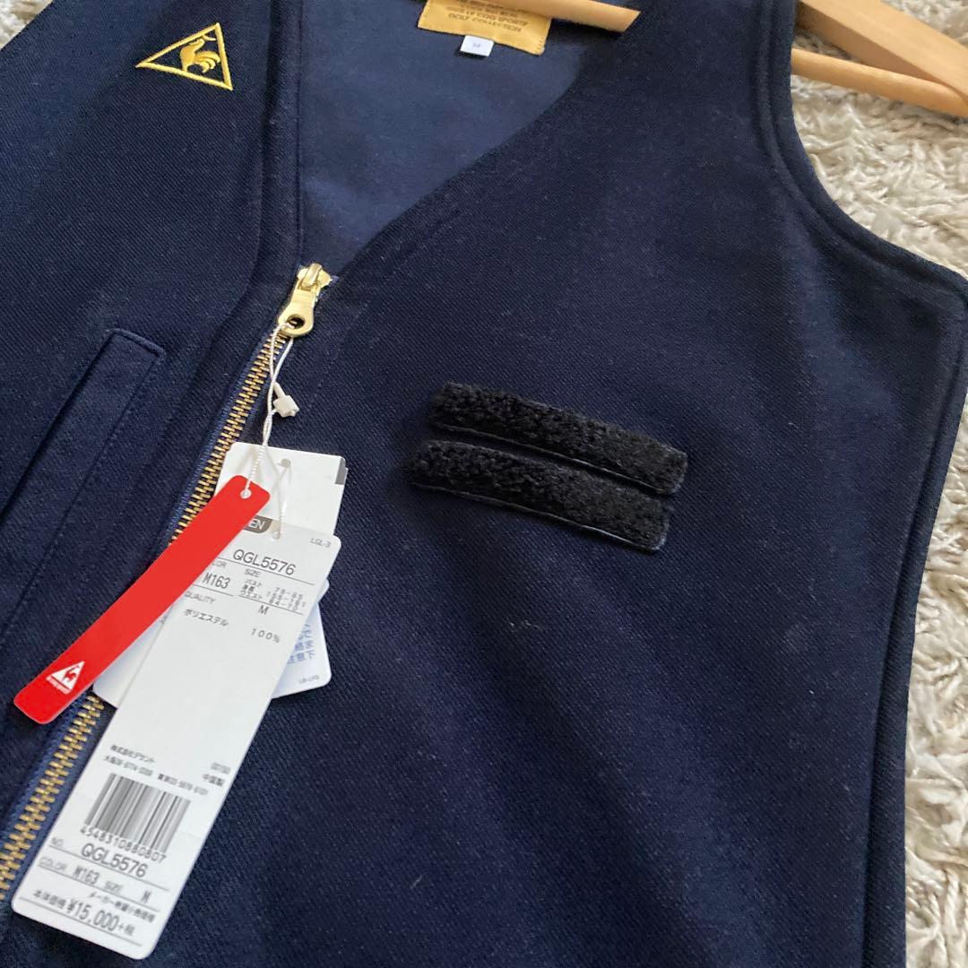 【新品】le coq sportif ゴルフ ワンピース M ネイビー