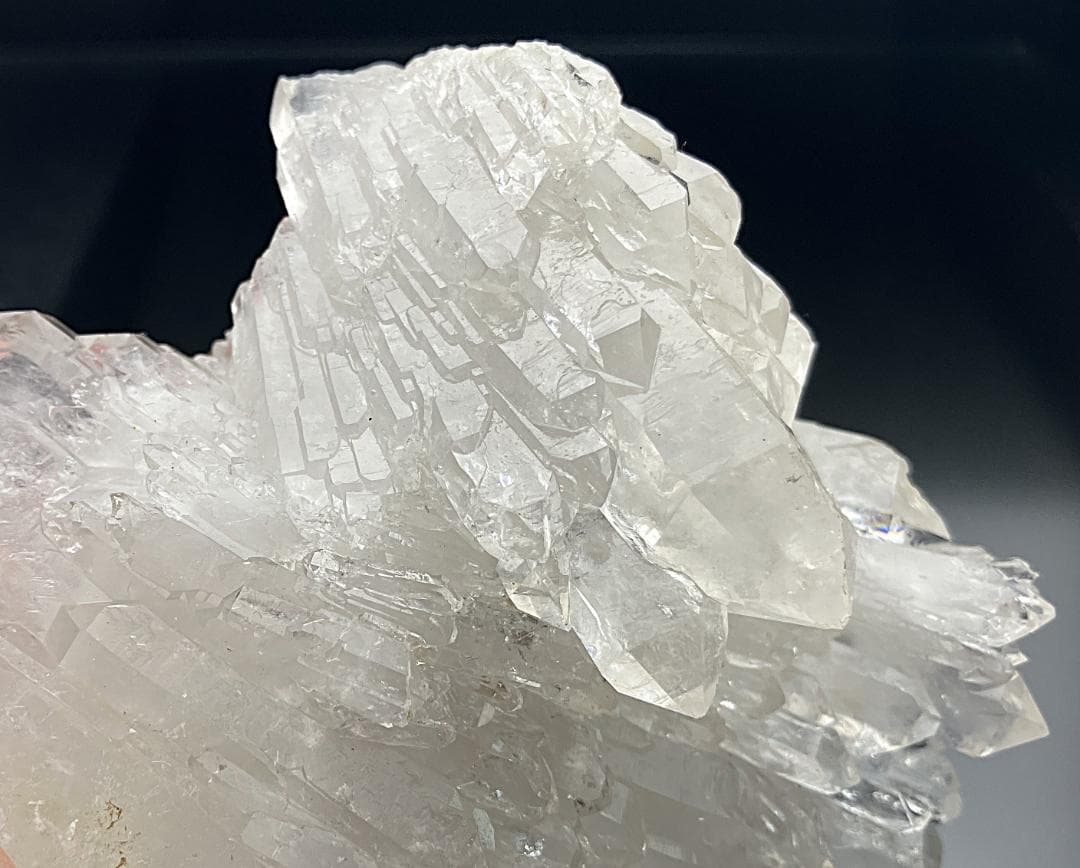 USA アーカンソー州　ダブルポイントクォーツクラスター　　水晶原石