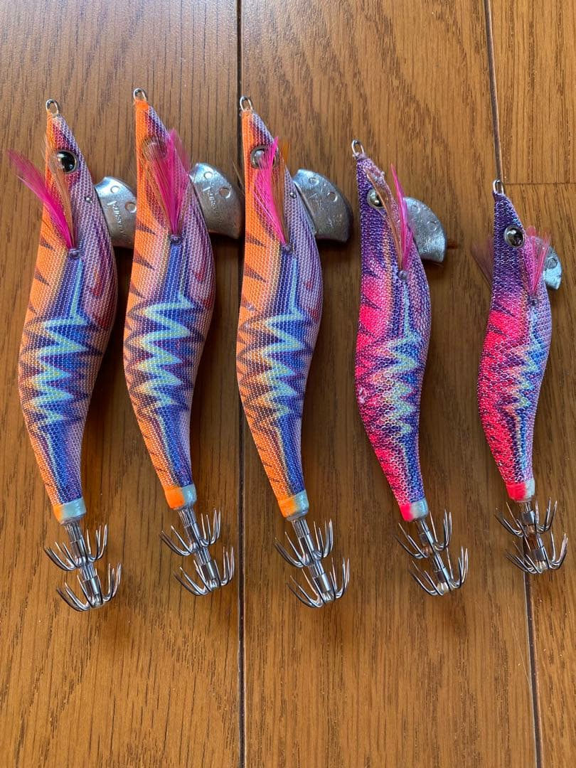 廃盤　ヤマシタ　エギ王ライブサーチ　ケース付き7本セット