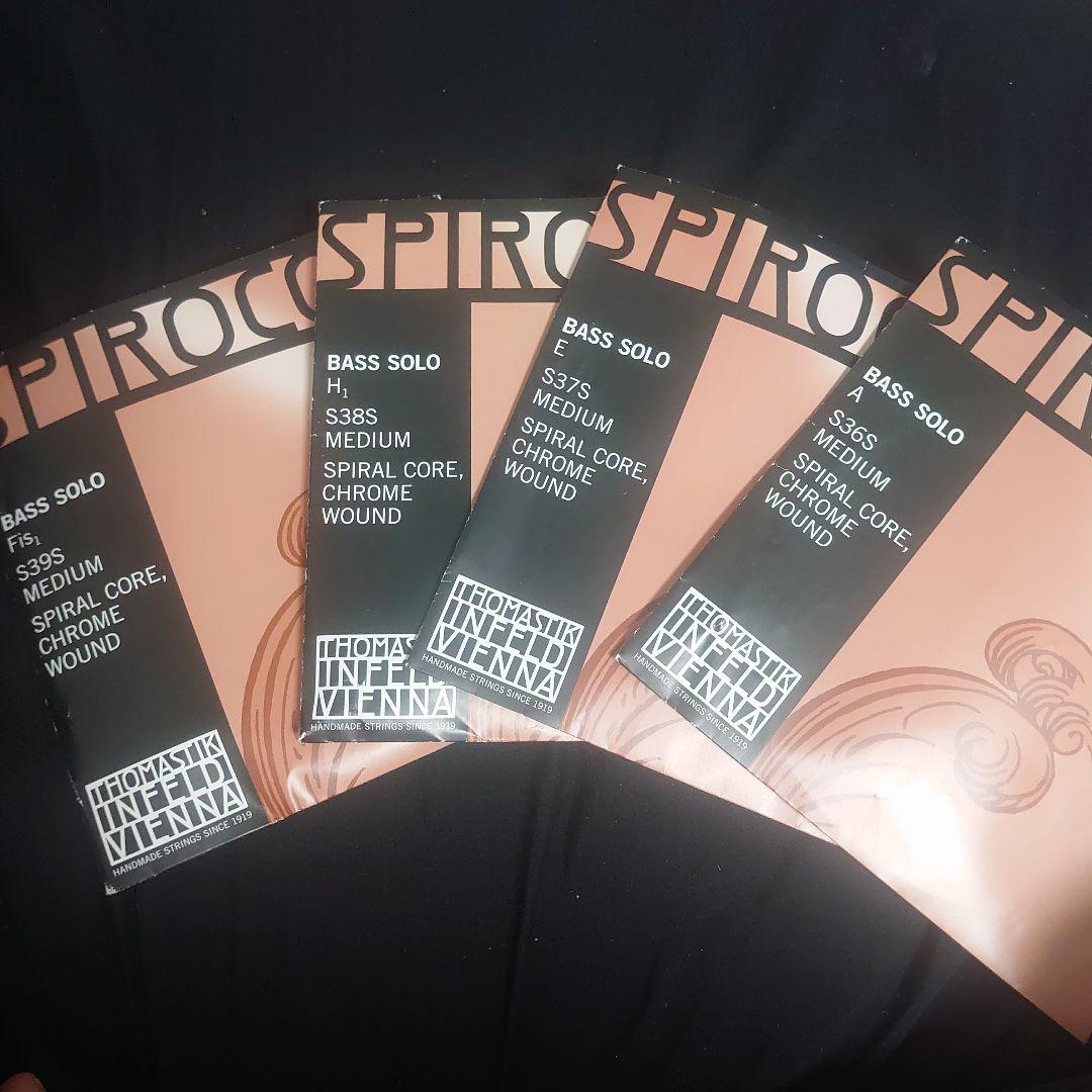 スピロコア Spirocore コントラバスソロ弦 4本セット