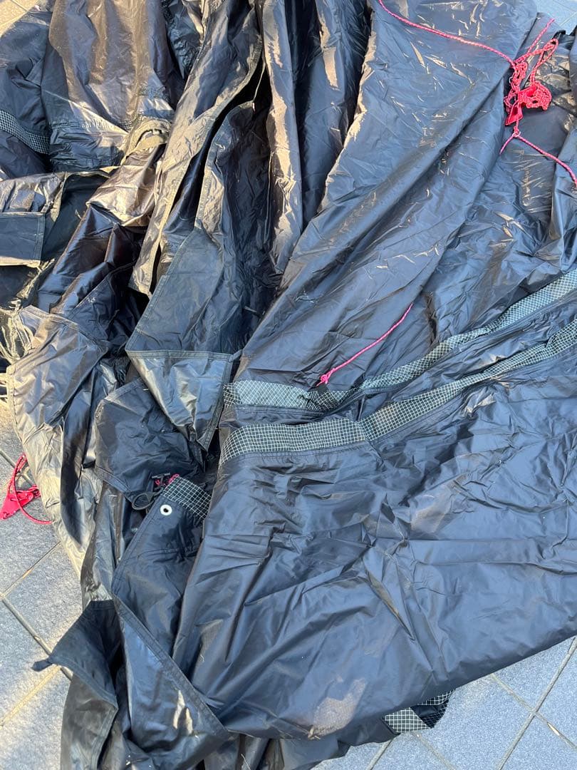 TOMOUNT トマウント 2ルーム トンネルテント グレー キャンプ テント