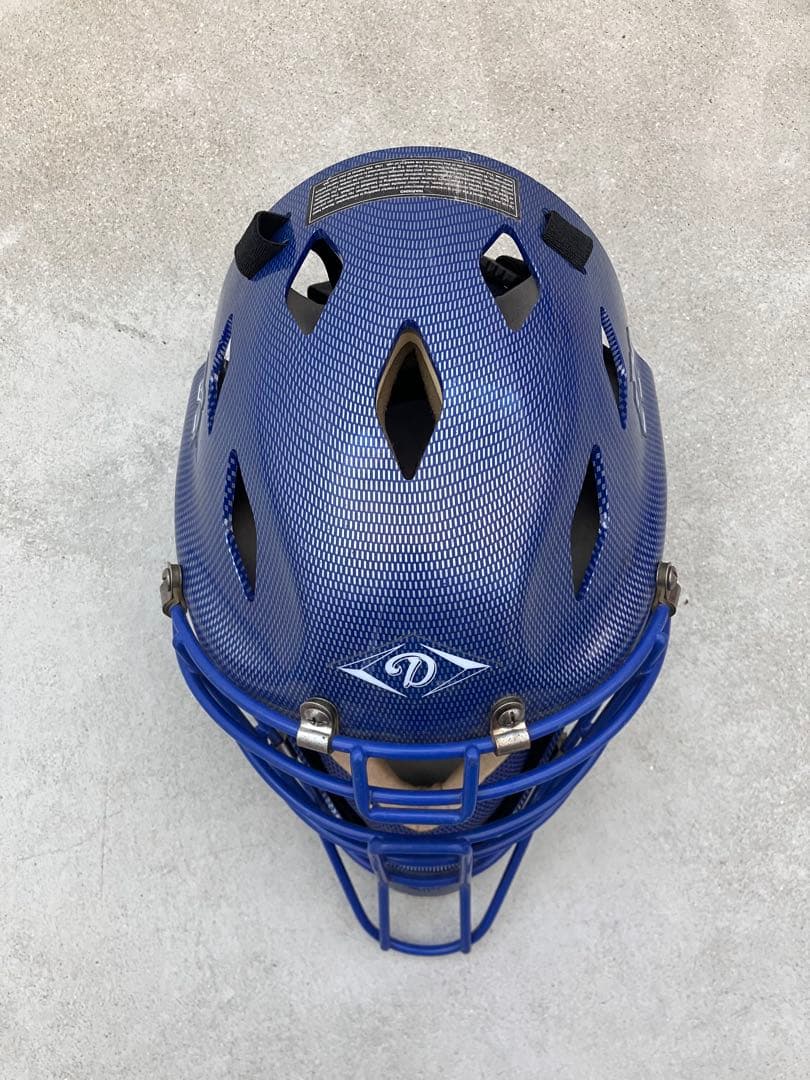 キャッチャーマスク 青 Diamond EDGE