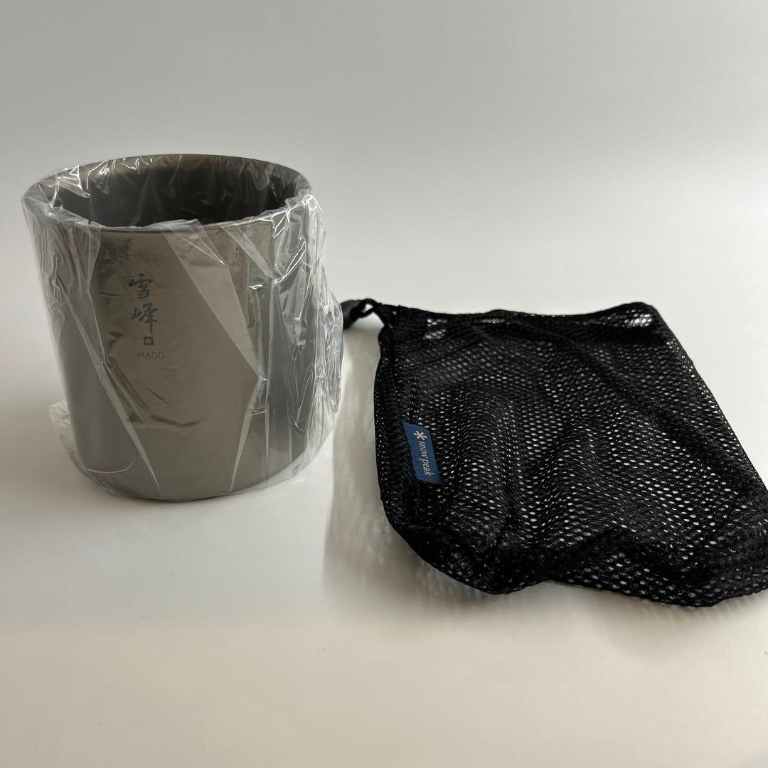 スノーピーク 雪峰H600 スタッキングマグ 600ml【未使用】