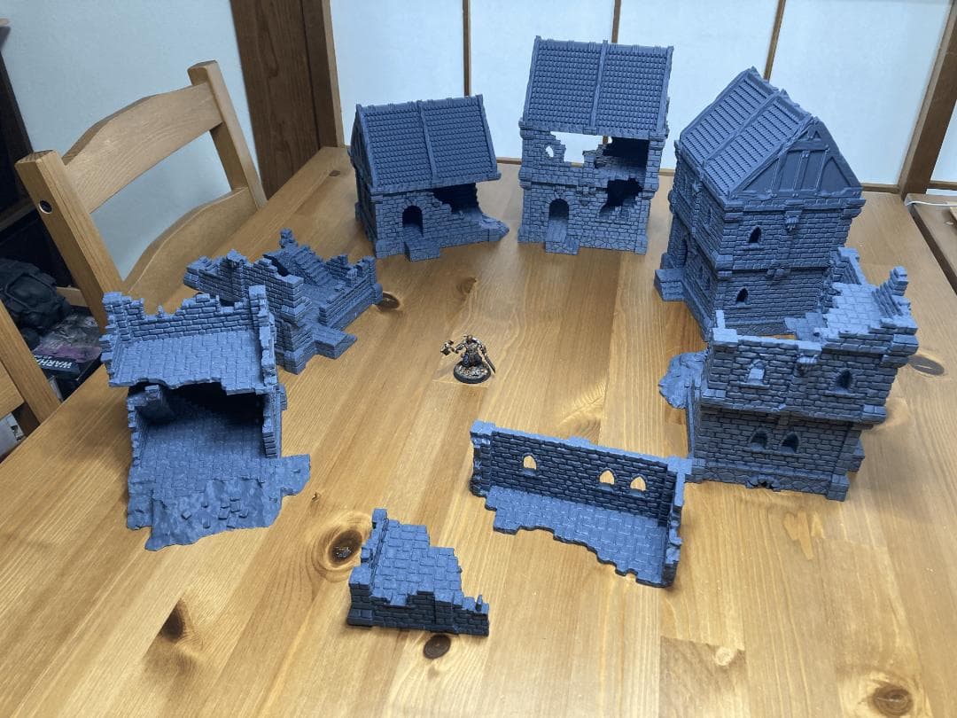 その他 Terrain - House & Ruins Set (6+ houses)