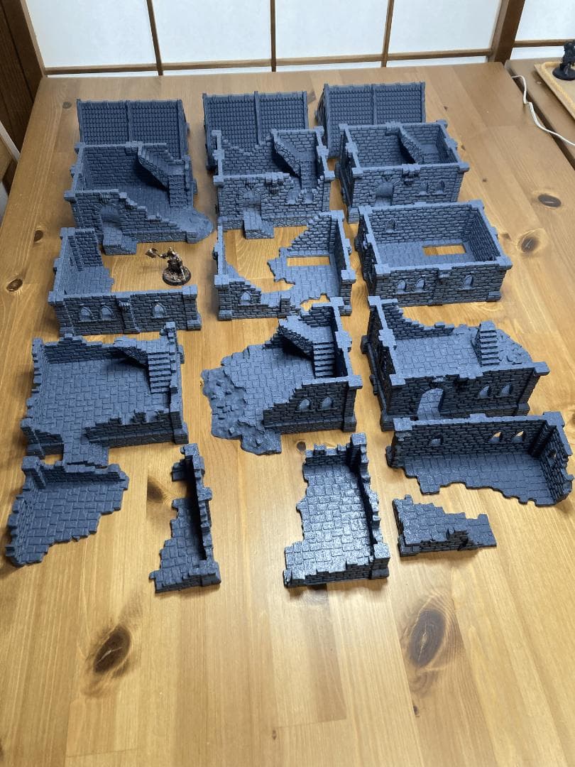 その他 Terrain - House & Ruins Set (6+ houses)