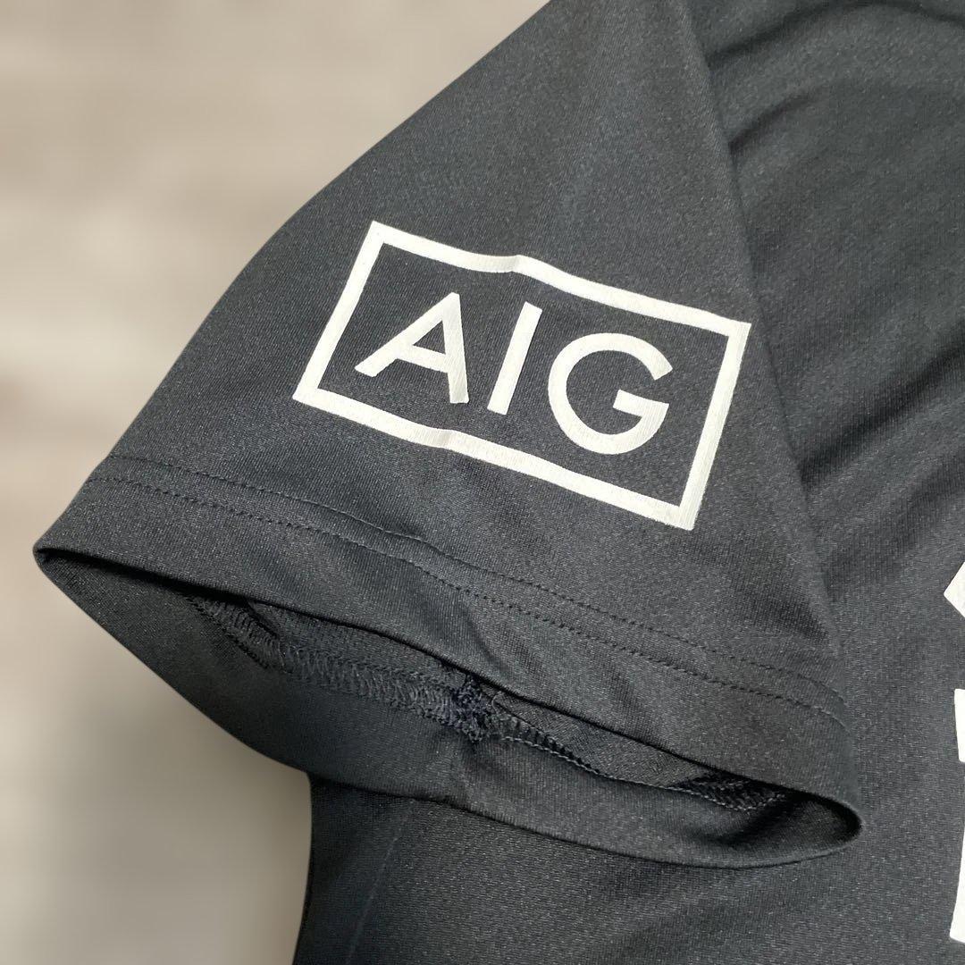 極美品 Adidas ラグビー ALL BLACKS 総黒 DRY Tシャツ