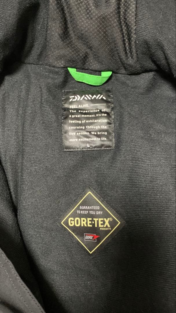 Daiwa GORE-TEX 防寒着 サイズ：L