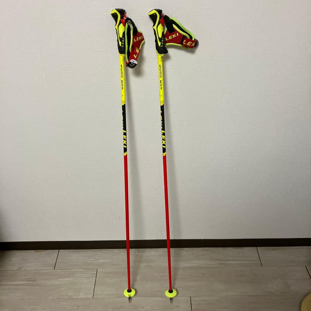 【美品】LEKI WCR COMP ストック 117cm