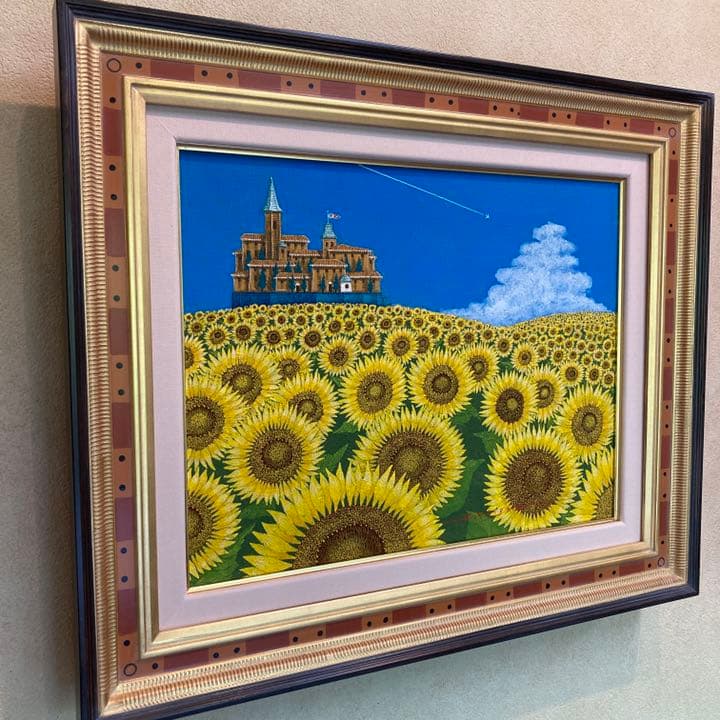 「夏の訪れ」6号テンペラ画