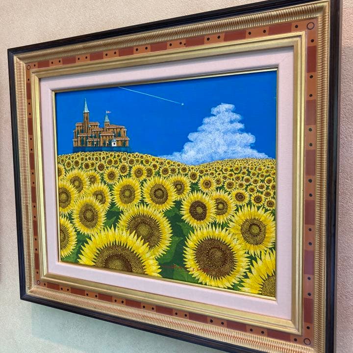 「夏の訪れ」6号テンペラ画