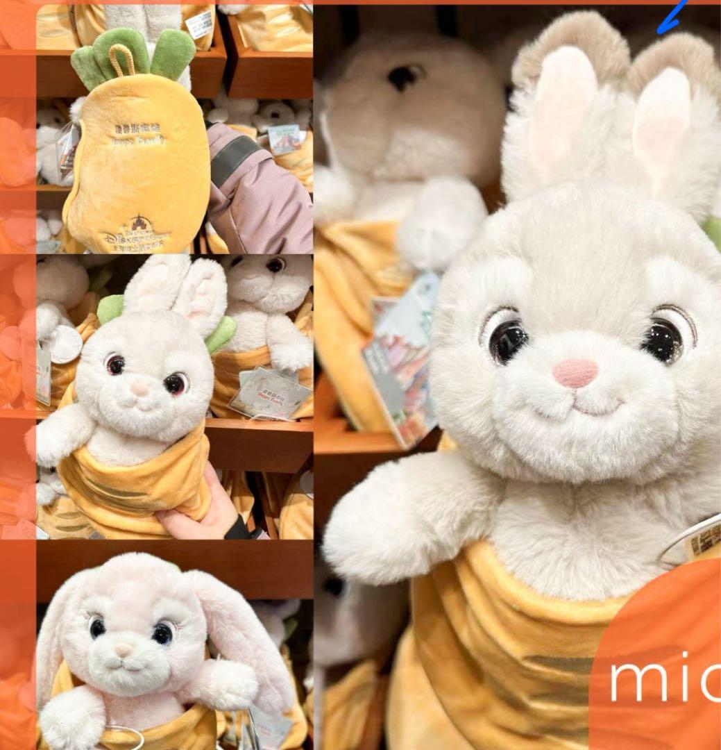✨レア✨　上海ディズニー　ズートピア　ニック　ジュディ　ぬいぐるみ　うさぎ