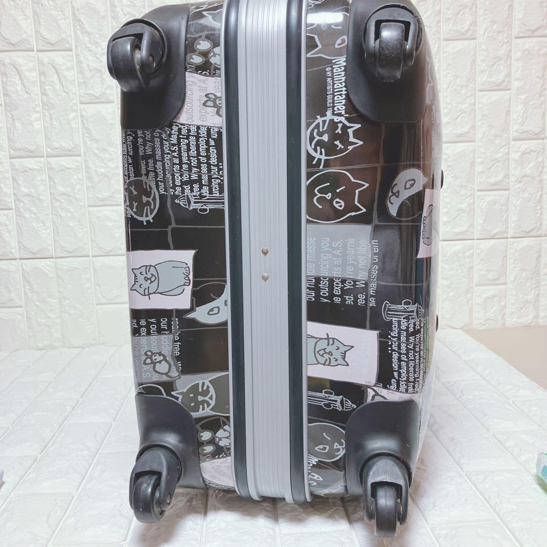 【即日発送 】希少 マンハッタナーズ キャリーケース 猫柄 Lsize