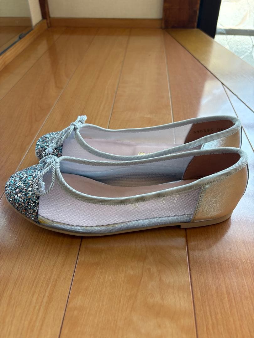 【新品未使用】プリティバレリーナ　バレエシューズ　サイズ23㎝　22.5㎝