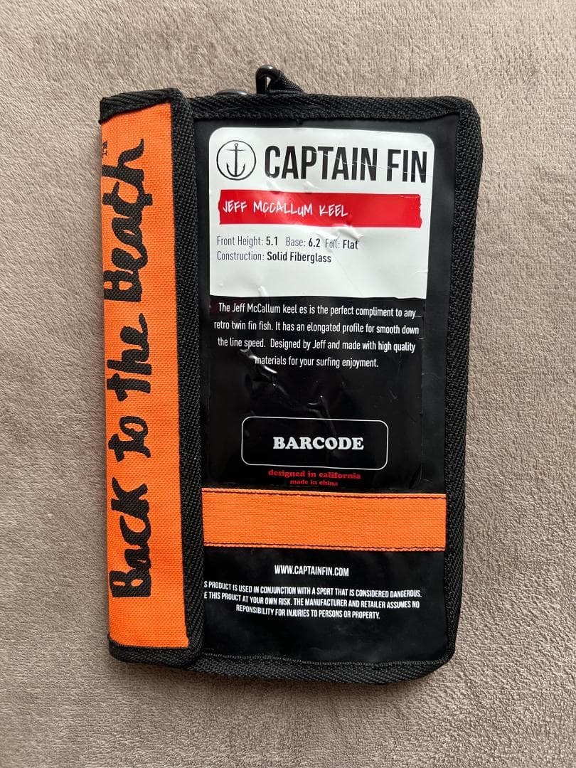 新品 CAPTAIN FIN JEFF MCCALLUM ACID SPLASH