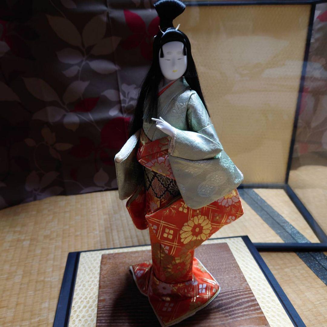 日本人形 ガラスケース 京人形 風俗人形