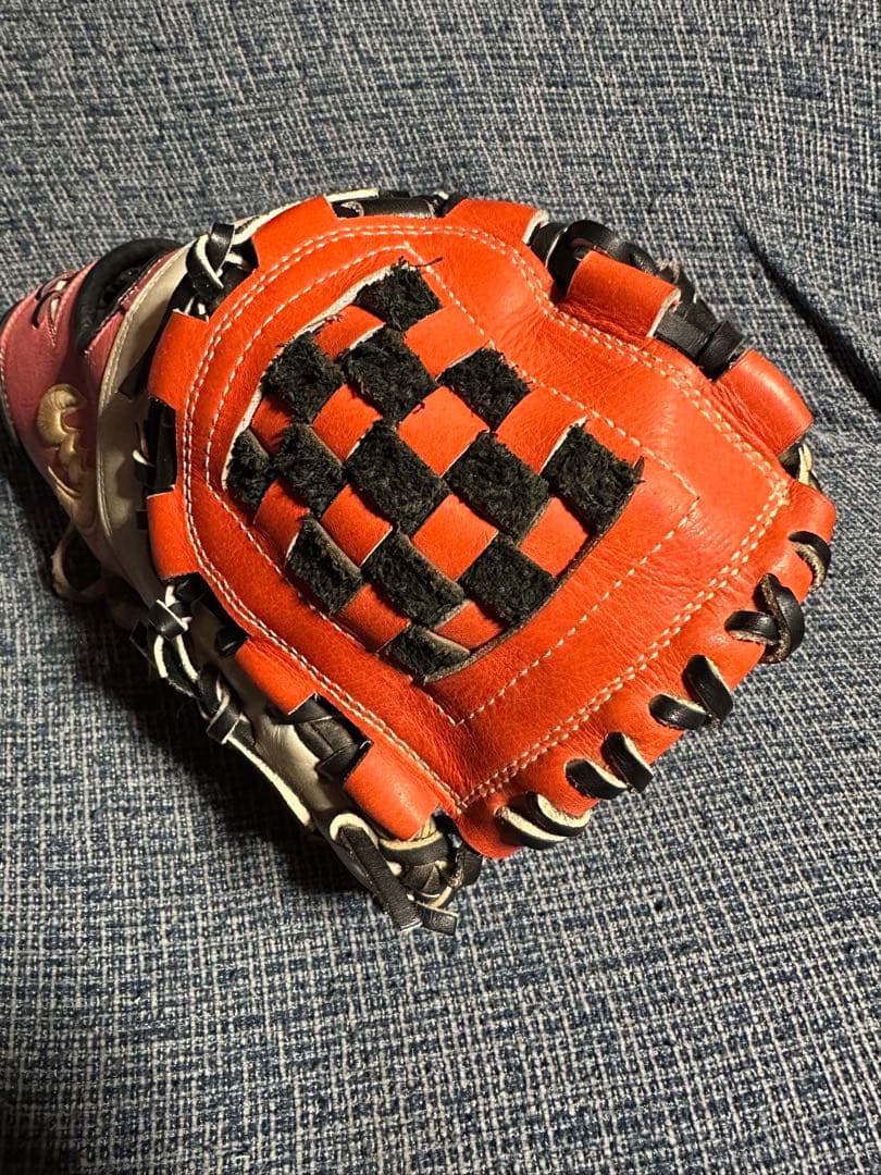 (中古)ジームス　一般用ファーストミット　オーダー　刺繍あり