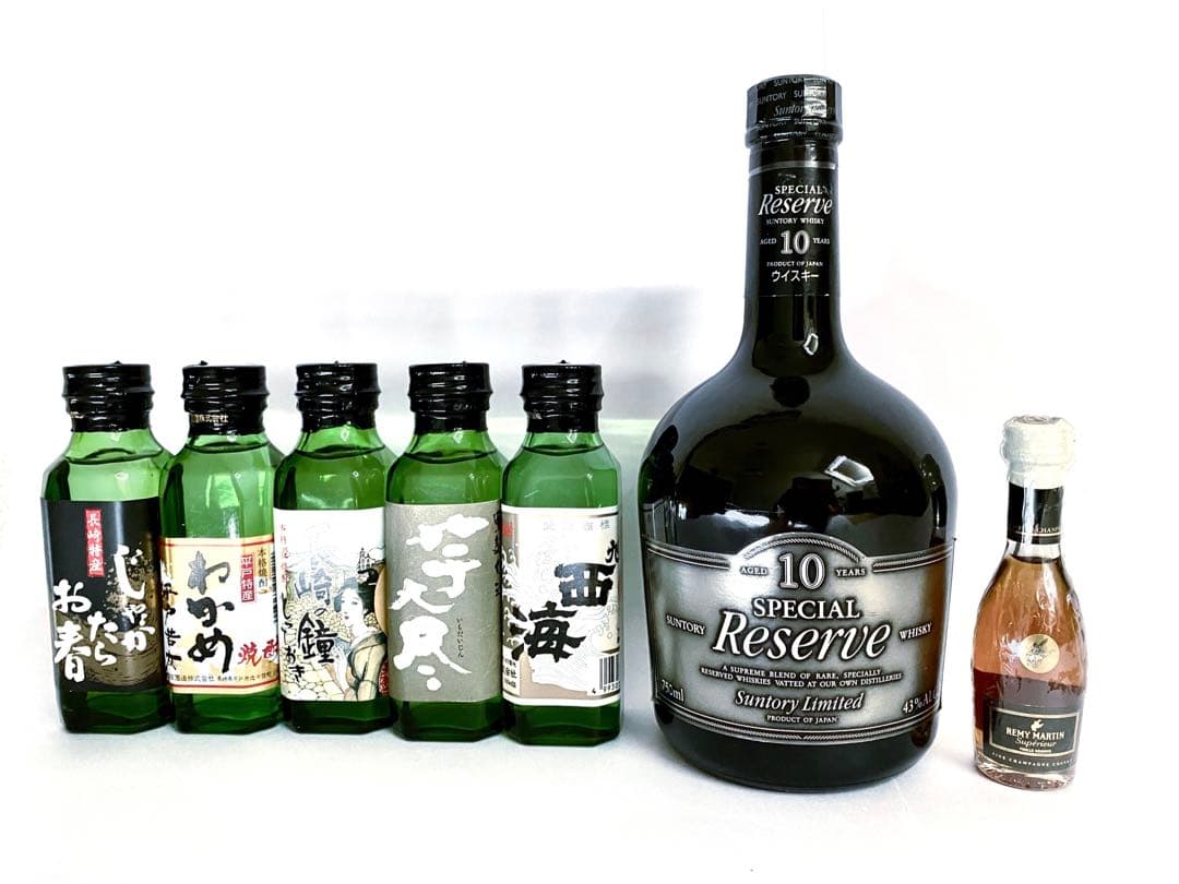 レア ウイスキー★酒7本セット！サントリーリザーブ10年 レミーマルタン 焼酎