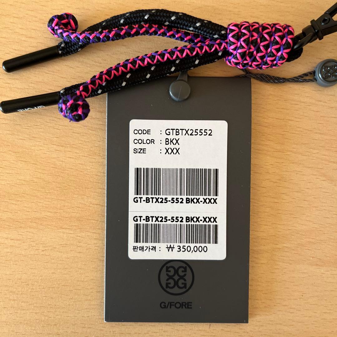 G/FORE ブラック ベルトとポーチ3点セット