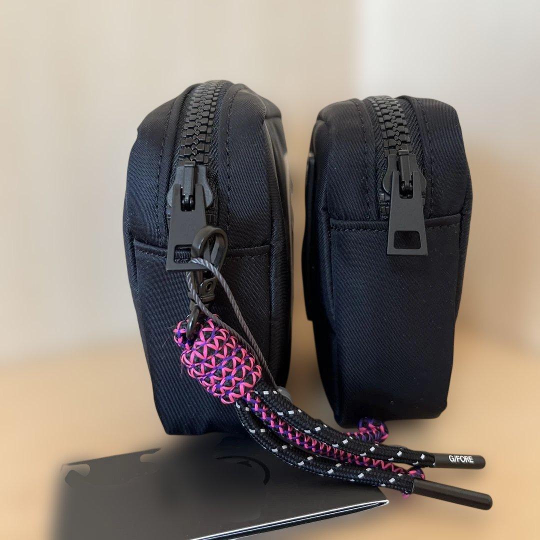 G/FORE ブラック ベルトとポーチ3点セット