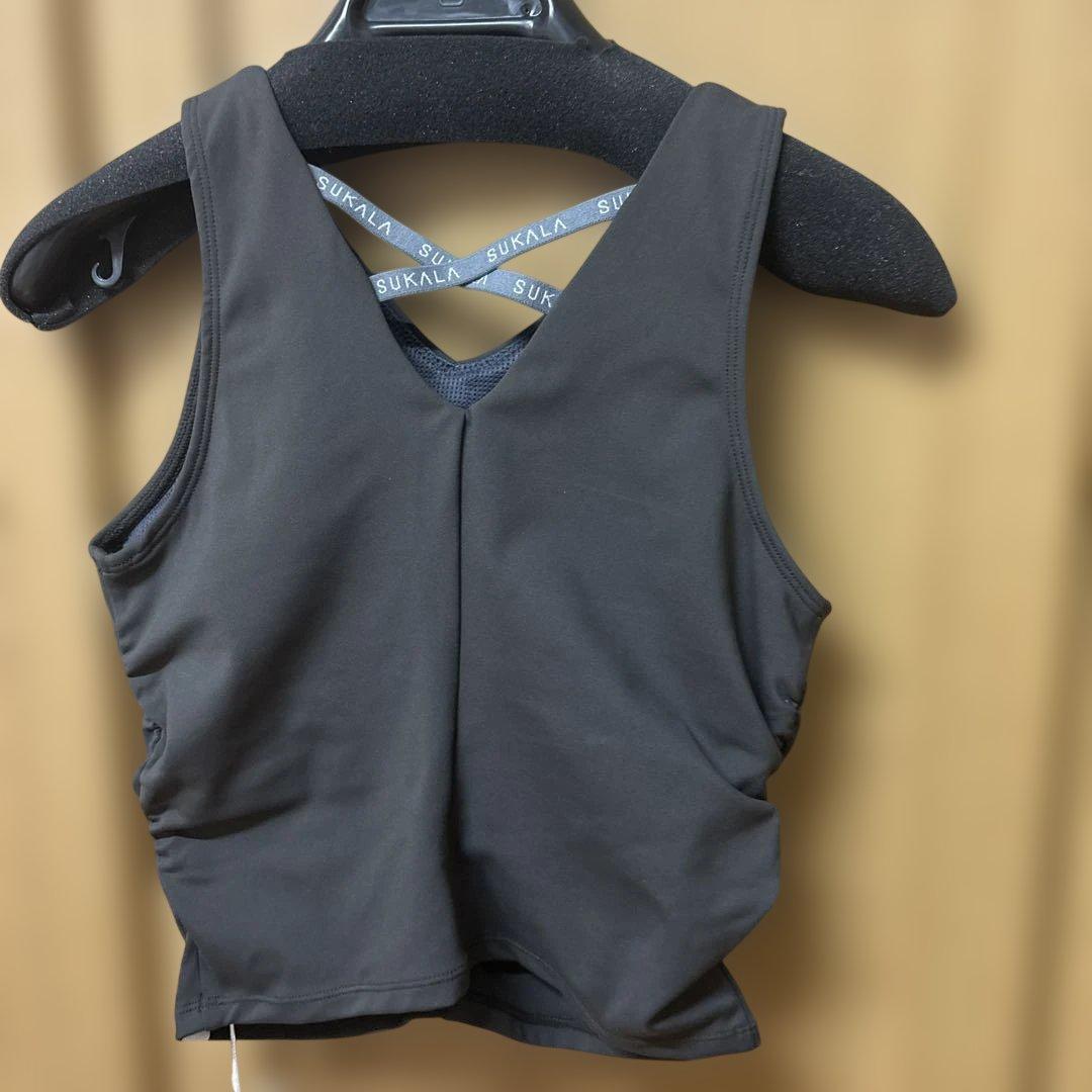 SUKALA アメリカンスリーブギャーザータンクトップ　サイズS 試着のみ
