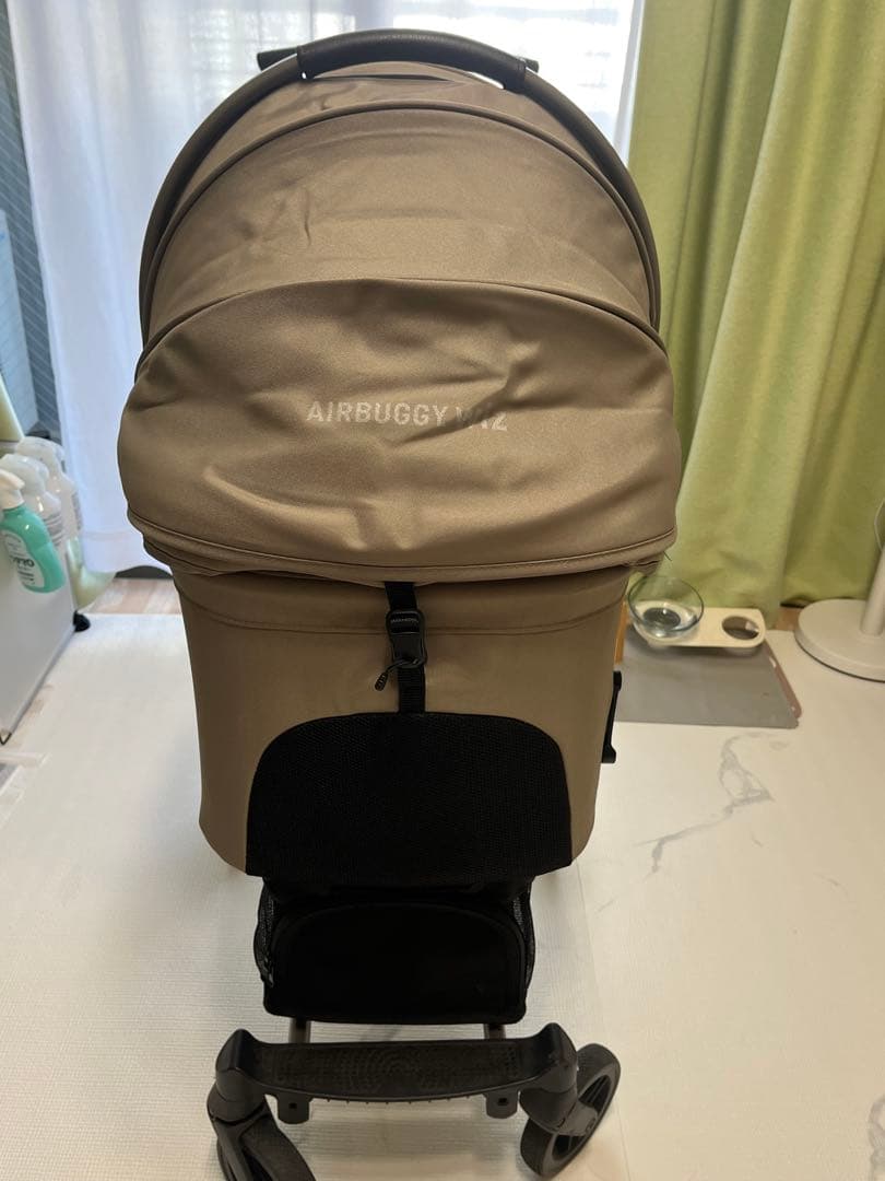 小型犬2匹入れる！AIRBUGGY PET FITT WIZ・レインカバー付