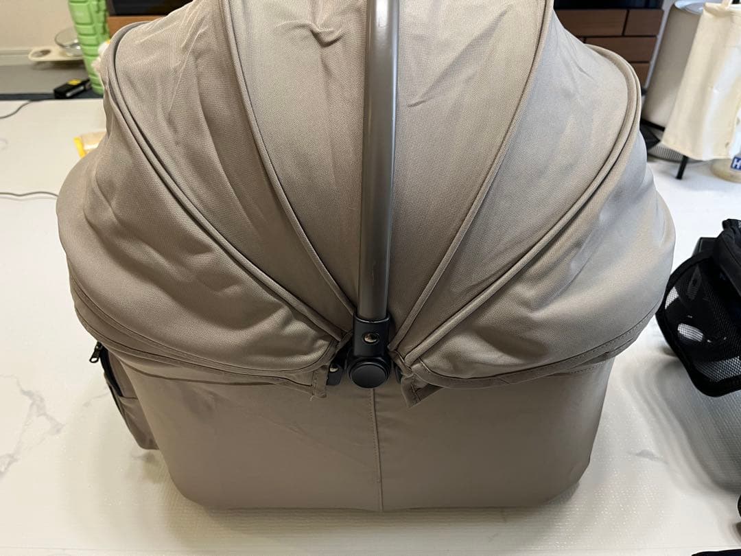 小型犬2匹入れる！AIRBUGGY PET FITT WIZ・レインカバー付