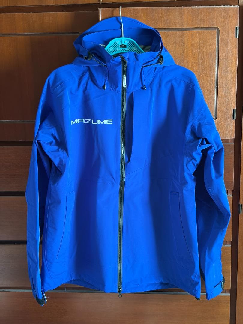 【中古美品】 マズメ コアレインスーツ 3L ブルー MZRS-820