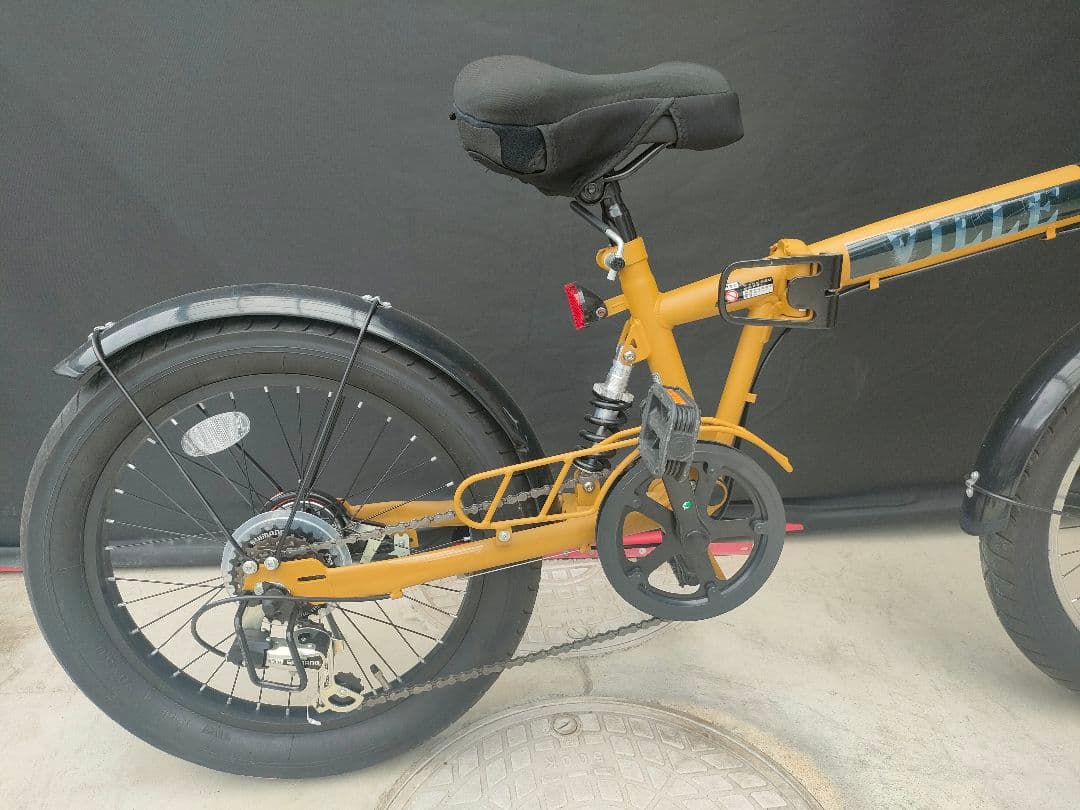 さいたま市 直接引取 折り畳み 自転車 VILLE 20インチ シマノ 6段変速