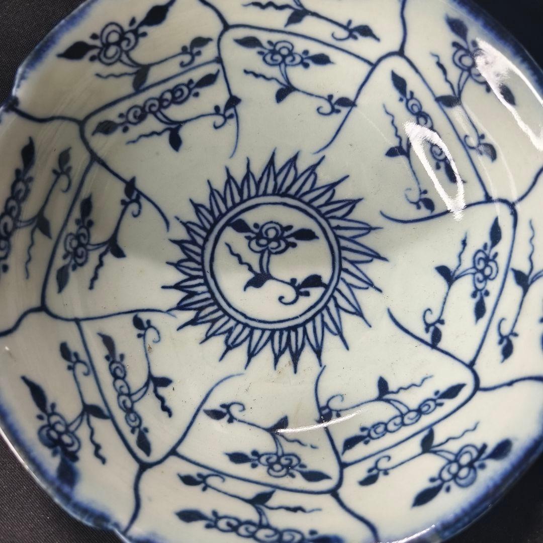 中国骨董 青花磁茶碗 染付 明清磁器 古玩 アンティーク 古美術 蒐集家放出美品