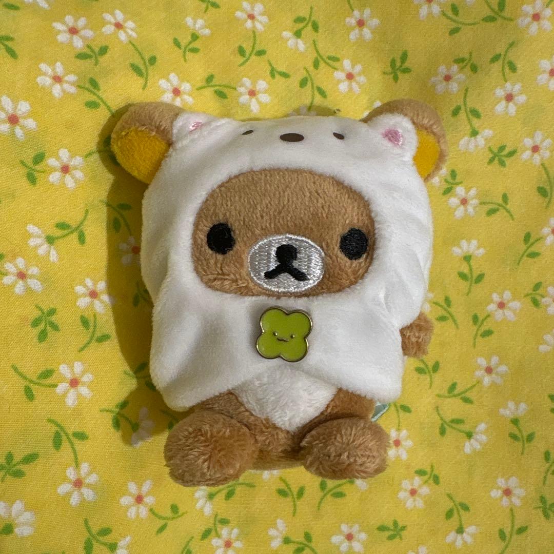 すみっコぐらし リラすみフェス てのりぬいぐるみ しろくま リラックマ