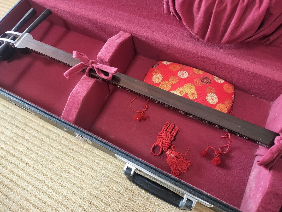 高級 和楽器 三味線 ハードケース付き