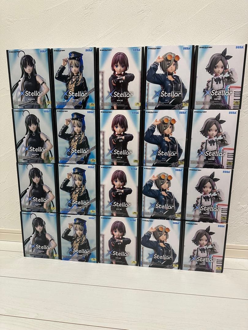 ガールズバンドクライ XStellar フィギュア 5種 20個セット