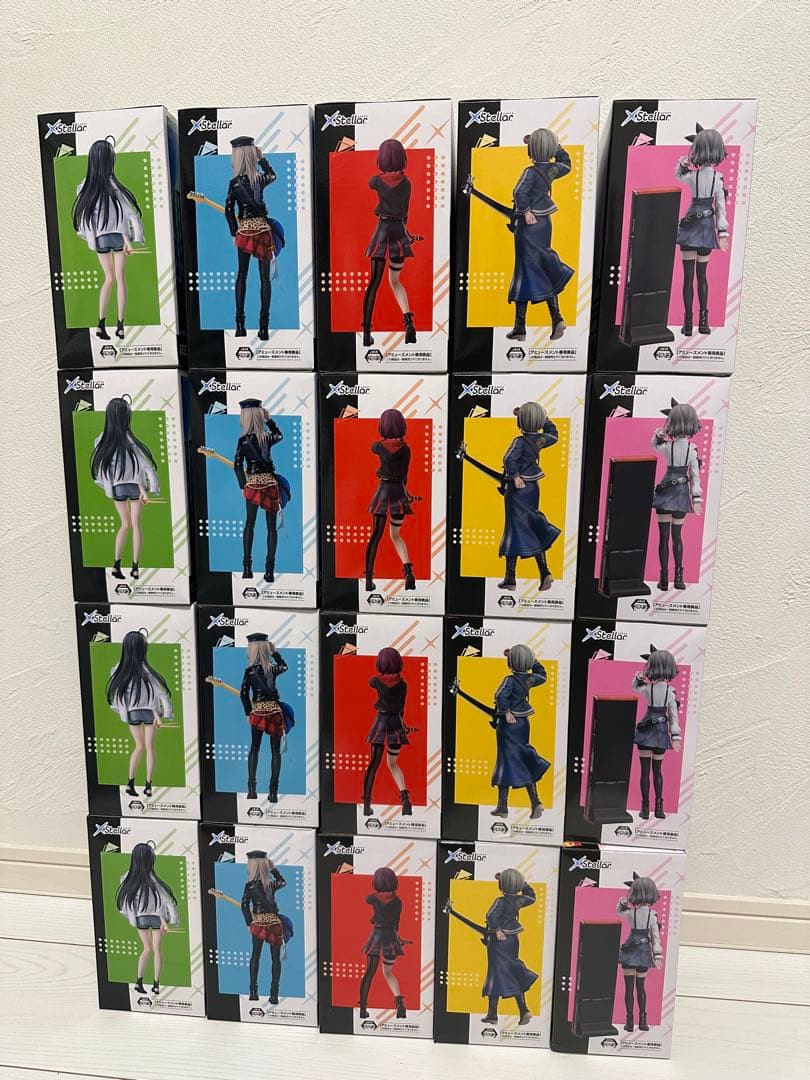 ガールズバンドクライ XStellar フィギュア 5種 20個セット