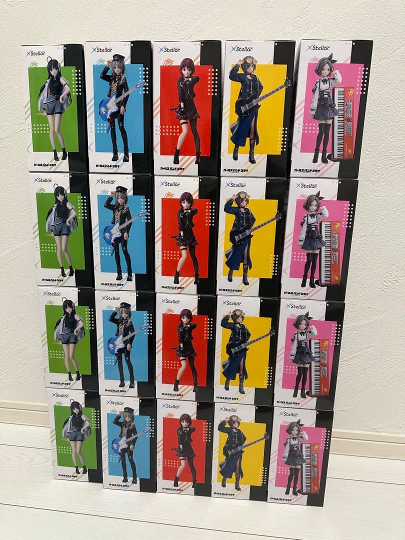 ガールズバンドクライ XStellar フィギュア 5種 20個セット