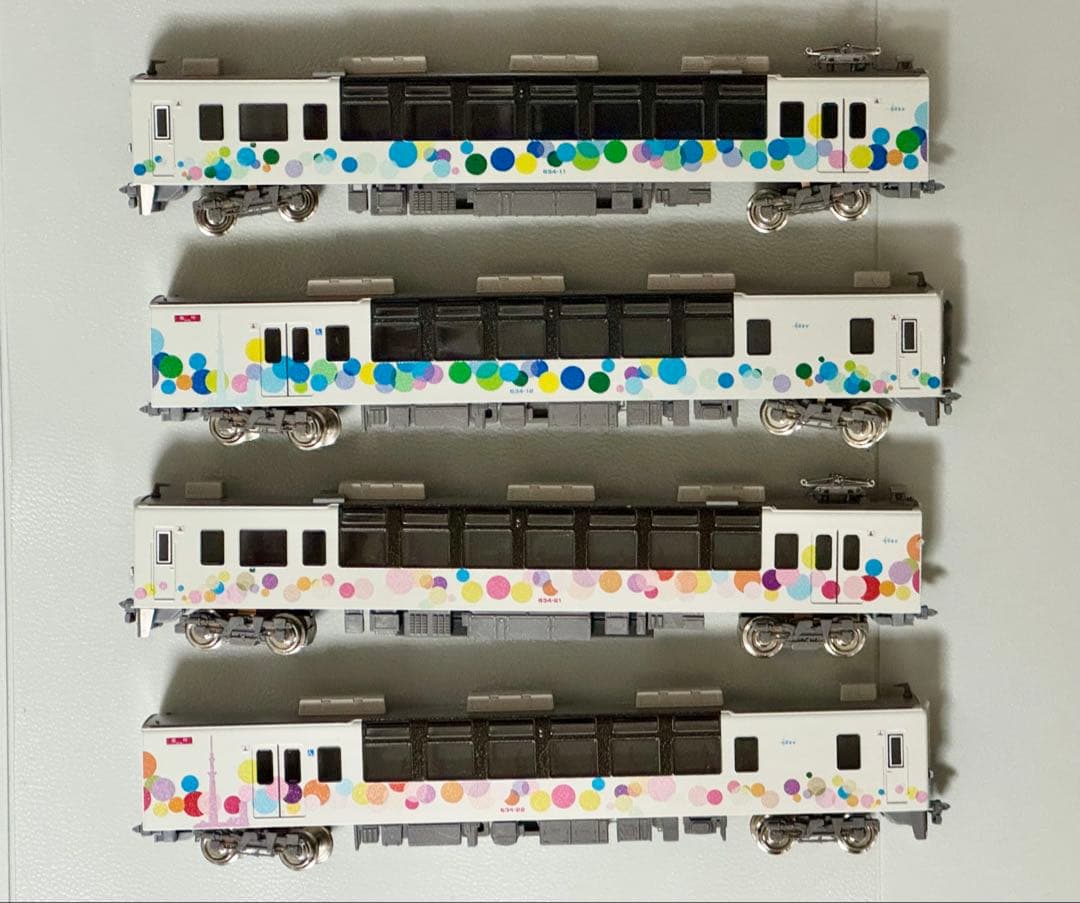 グリーンマックス 31895 東武634型 スカイツリートレイン ロゴ無し 4両