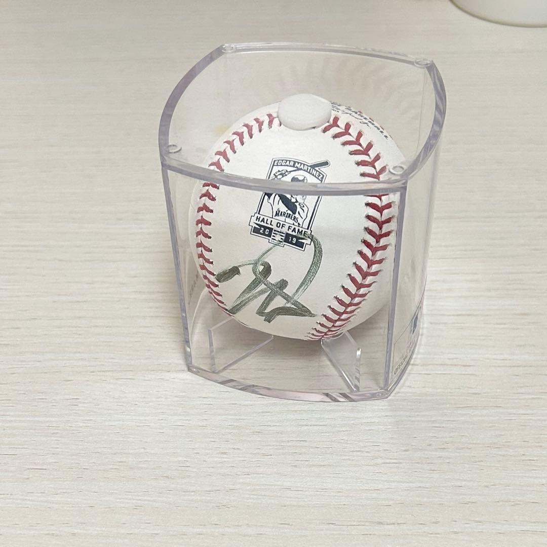 マイク・トラウト　サインMLB公式ボール　松井秀喜