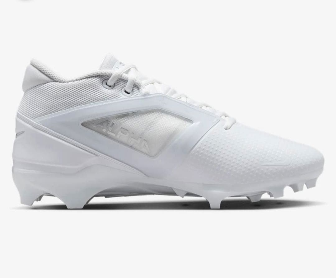 ナイキ 26 アルファメナス プロ アメフト スパイク シューズ 靴 白 g