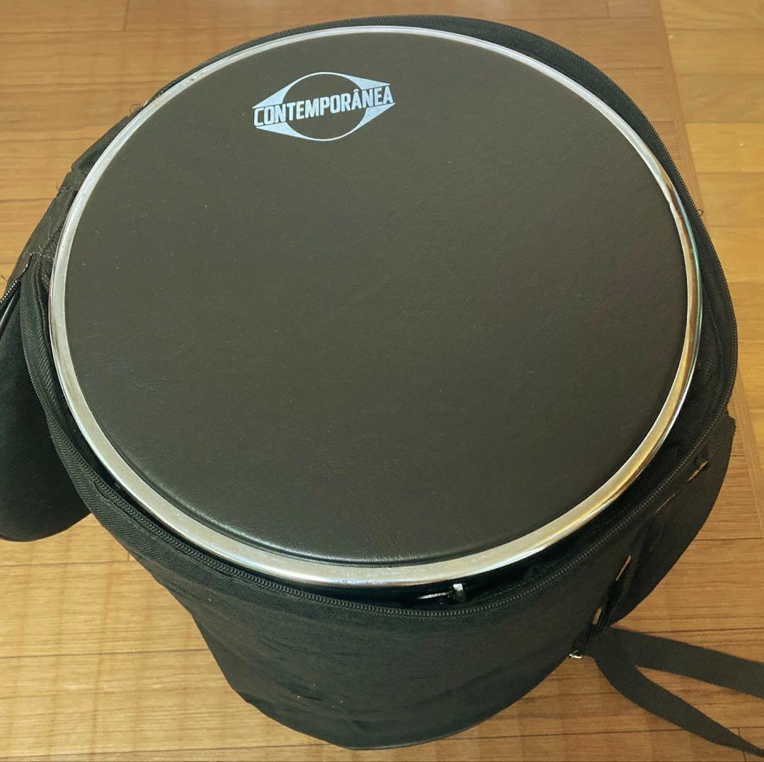 ヘボロ　ブラジル　サンバ　打楽器　12インチ　木胴　ケース付