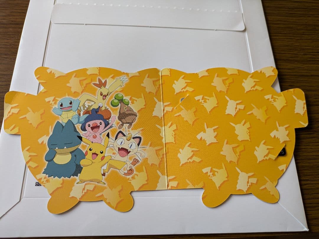 【※使用不可】ピカチュウ　Suicaカード 台紙付き②