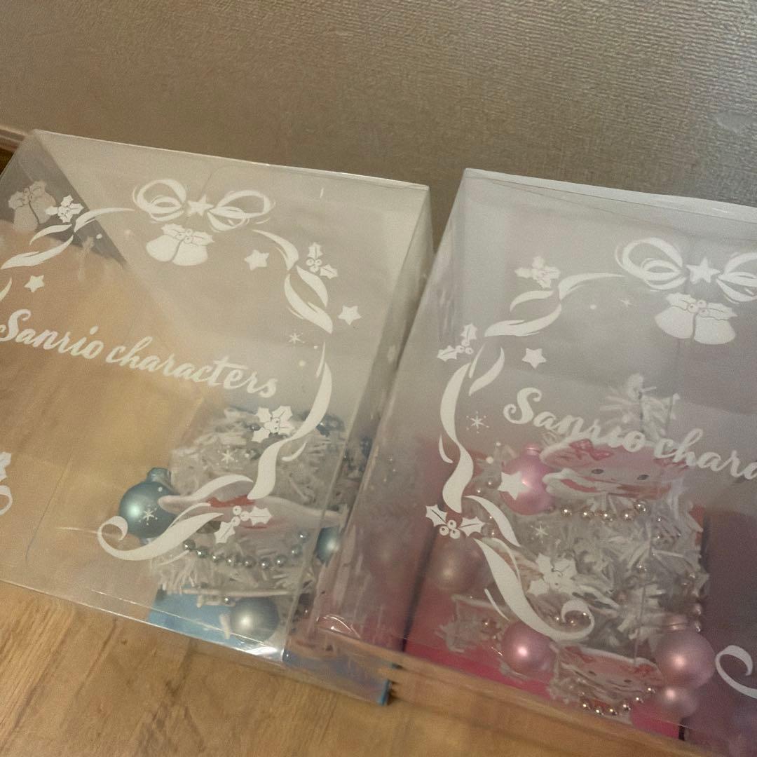 サンリオキャラクター クリスマスツリーセット クロミ　マイメロ　シナモン　当時品