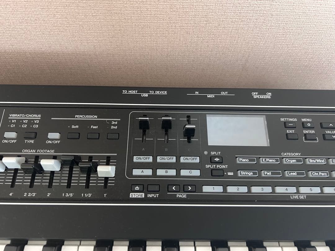 2025製　YAMAHA CK61 美品 ヤマハ 純正ケース付き　保証期間あり