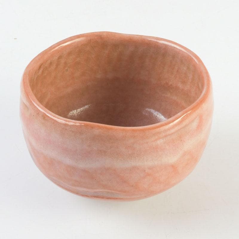 茶道具　楽吉左衛門作　赤楽茶碗　V　9504