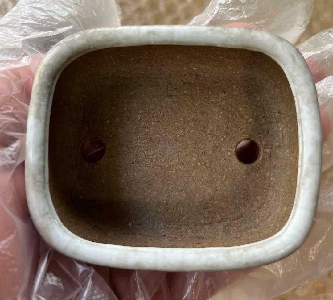 高雄香葉　盆栽鉢　小品　3個セット　レトロ　(A6)