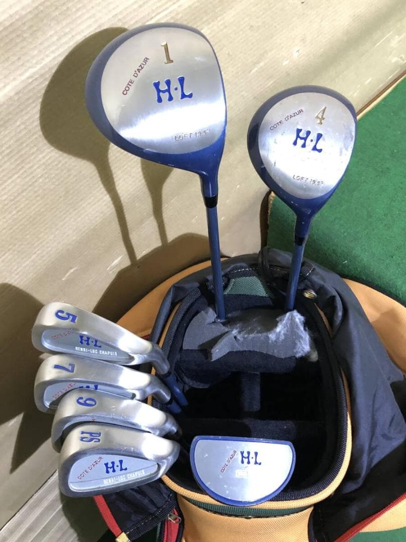 レディース向け「右打ち用」H・L 中古ゴルフクラブハーフセット☆7本組