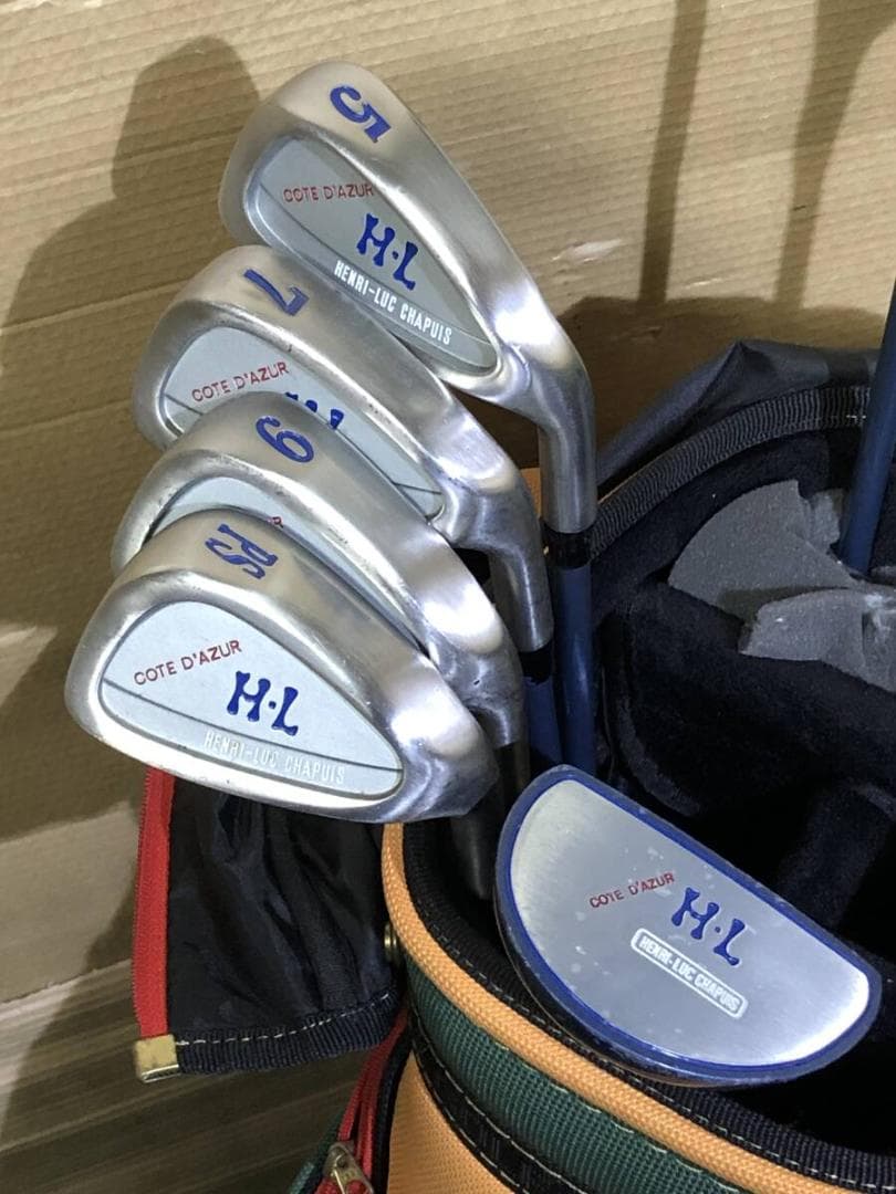 レディース向け「右打ち用」H・L 中古ゴルフクラブハーフセット☆7本組