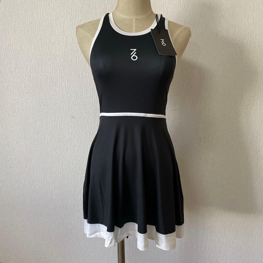 日本初上陸　セブンシックス　テニスウェア　ワンピース　黒