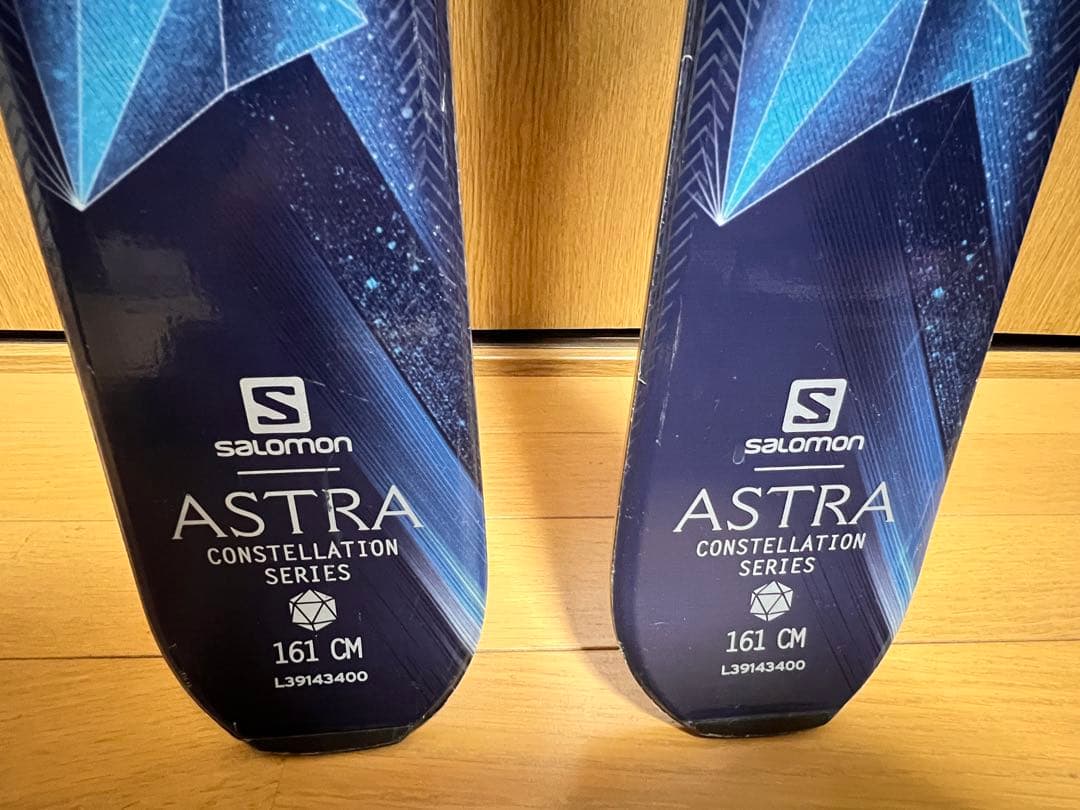 Salomon スキー板・ストック + Atomic ブーツ＋収納バッグ